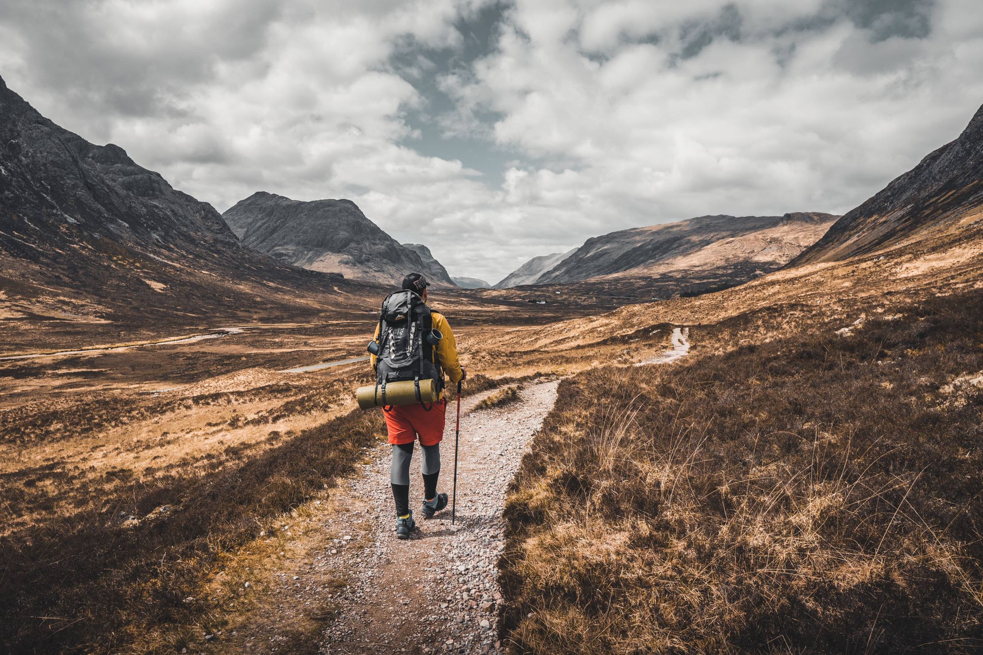 Randonneur sur la West Highland Way