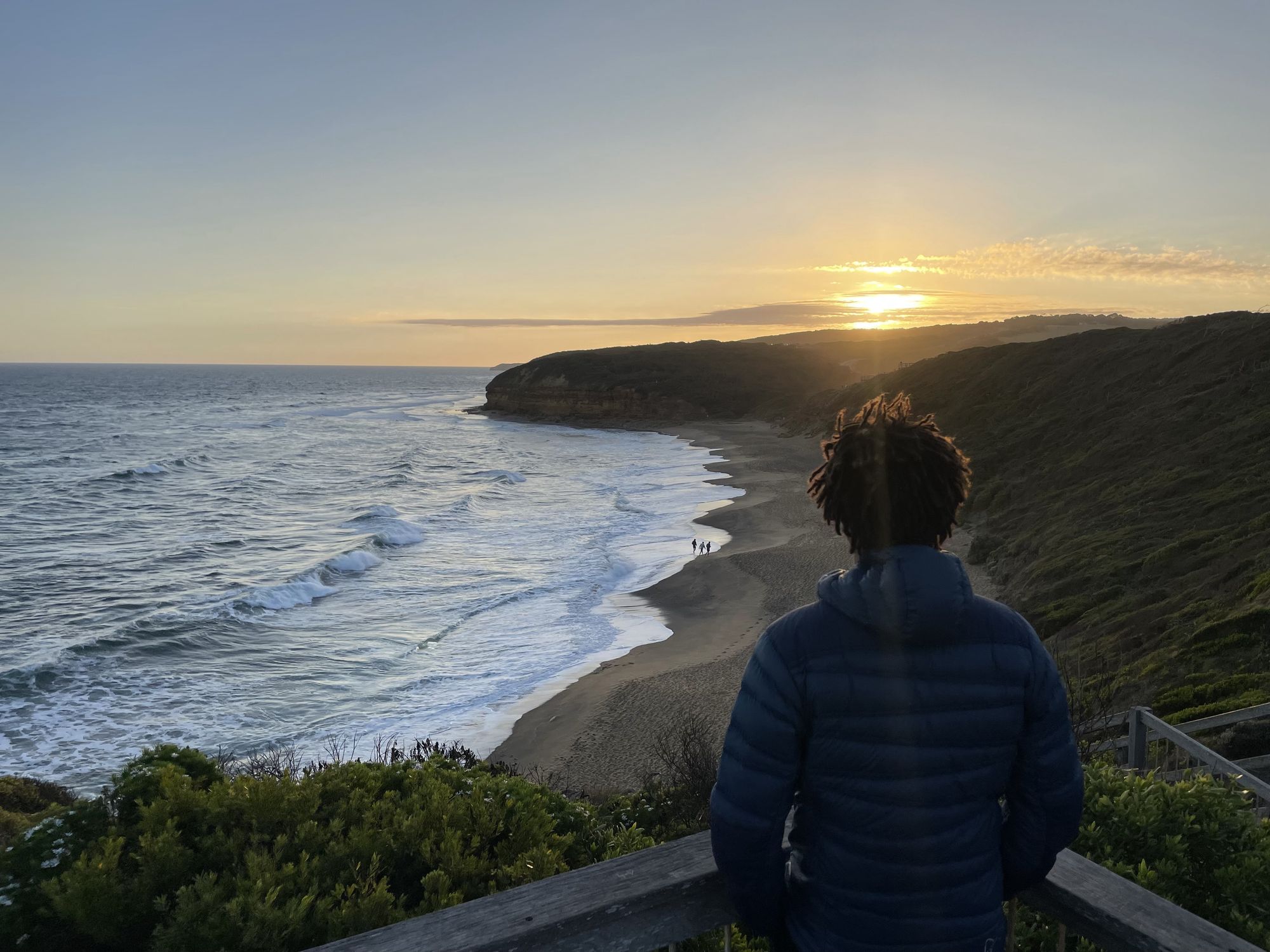 3 jours sur la Great Ocean Road - Coucher de soleil sur Bell's Beach